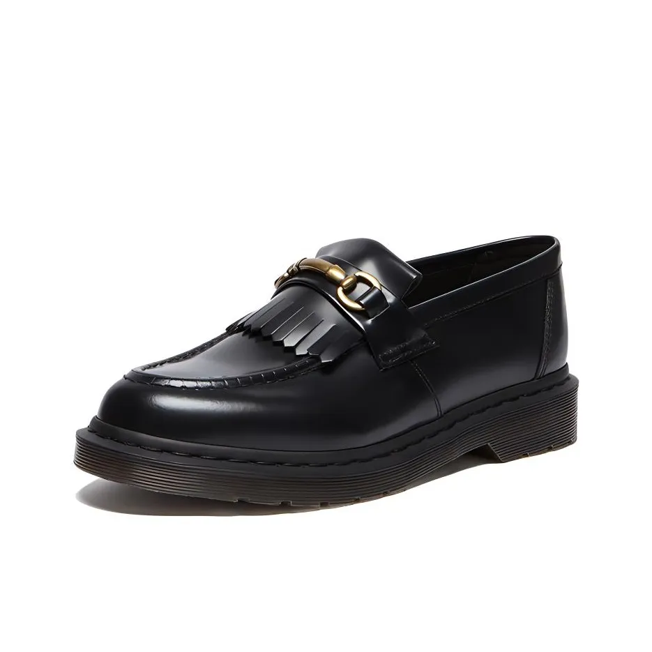 Dr.Martens Adrian Snaffle Smooth Leather Tassel Loafer Black