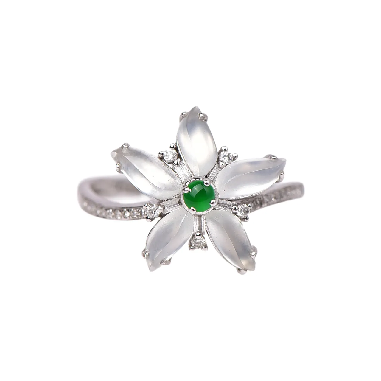 Xiangyan Ice Type Jadeite Rings Women's
