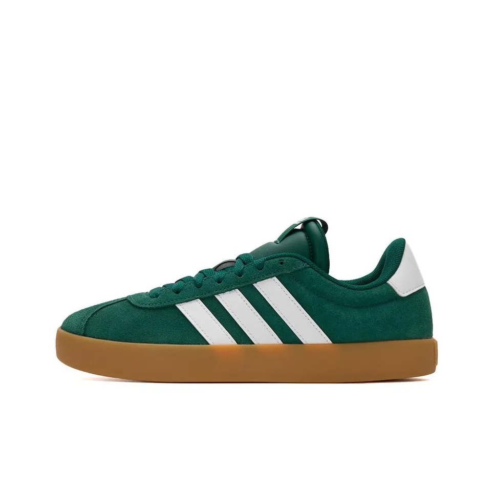 Adidas Vl Court 3.0 Skateboard Shoes Unisex Low Top Green White