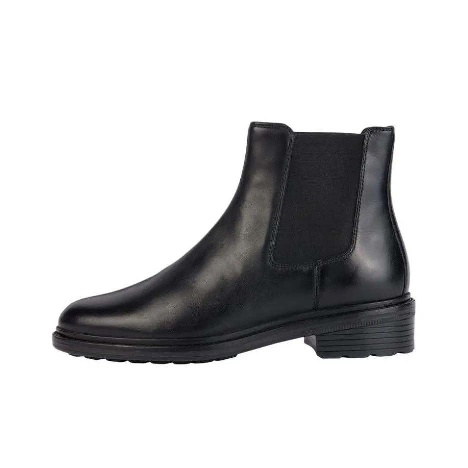 GEOX Short Chelsea Boots 4cm Women's Black