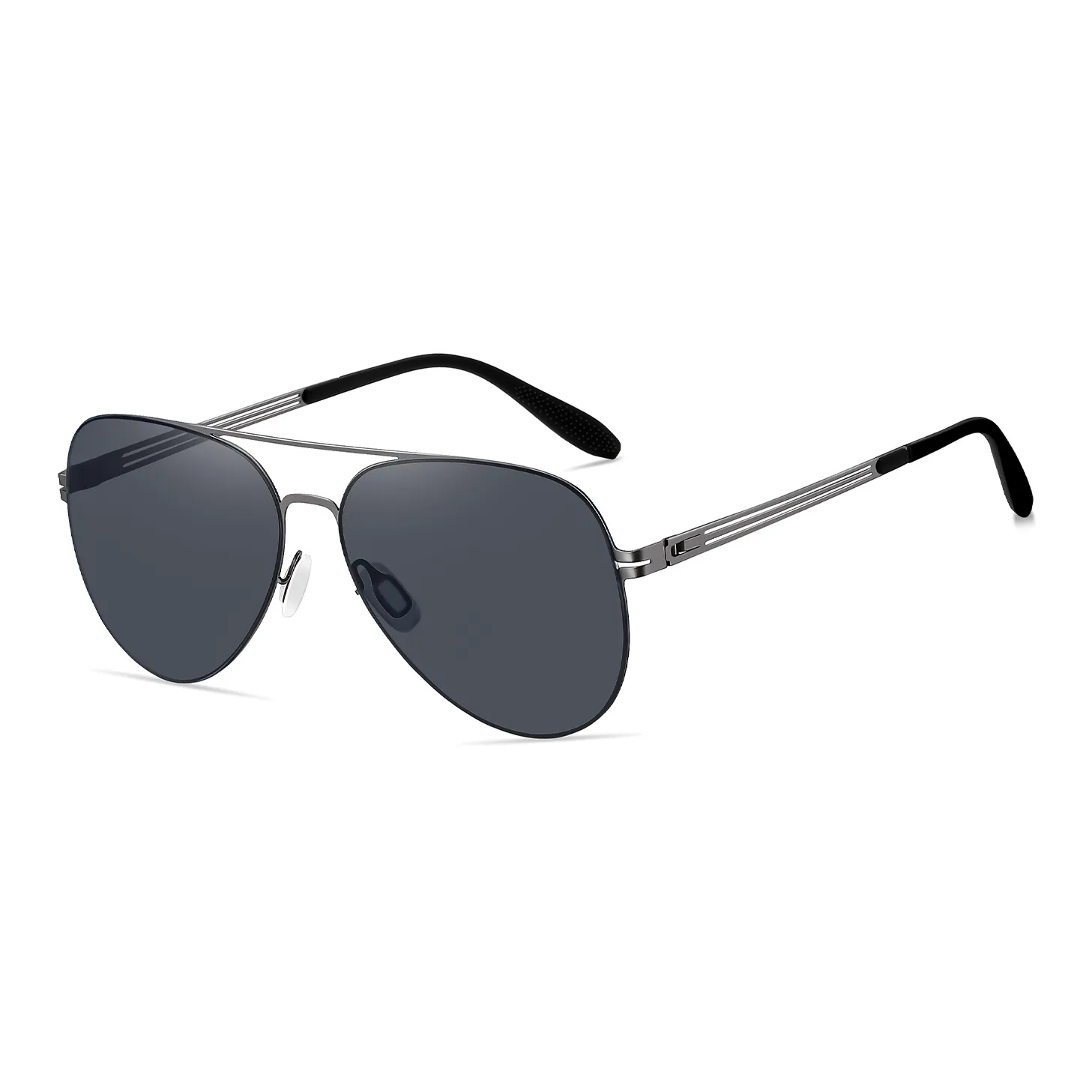 HLA Stainless Steel Aviator Sunglasses Men's