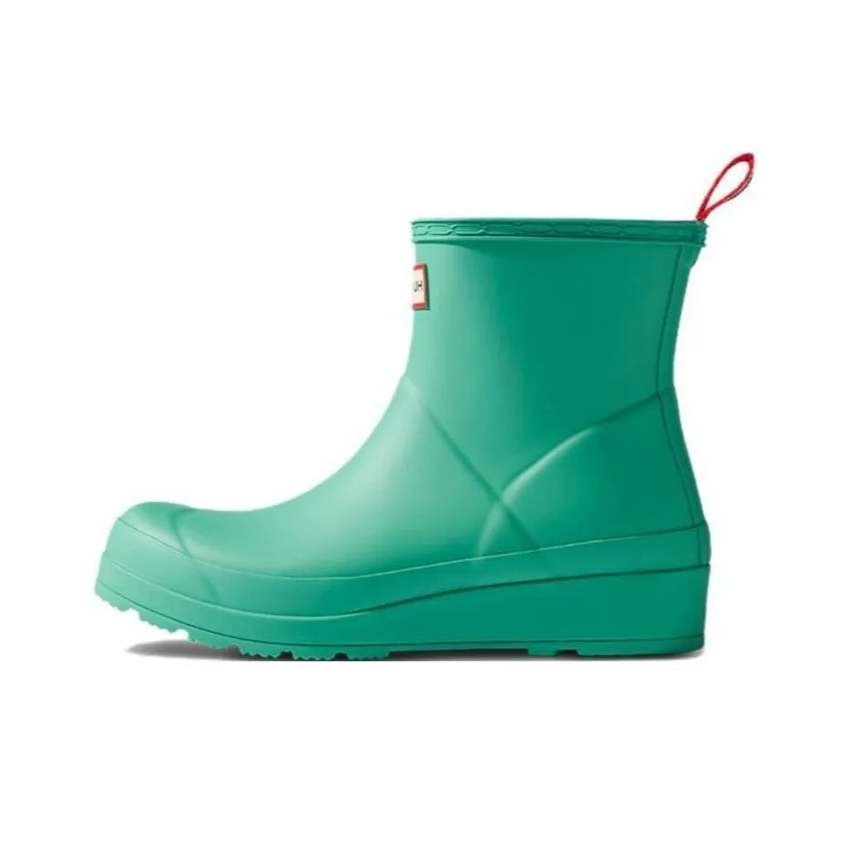 HUNTER Водонепроницаемые резиновые сапоги женские бирюзовые