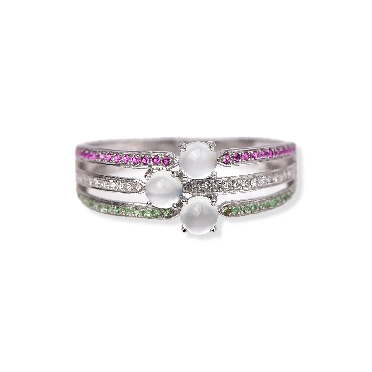 Xiangyan Ice Type Jadeite Rings Women's