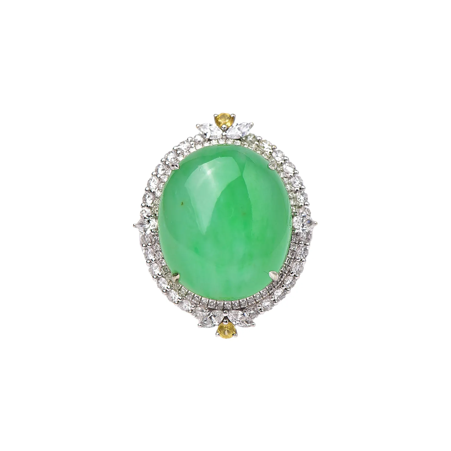 Xiangyan Ice Glutinous Jadeite Rings Women's