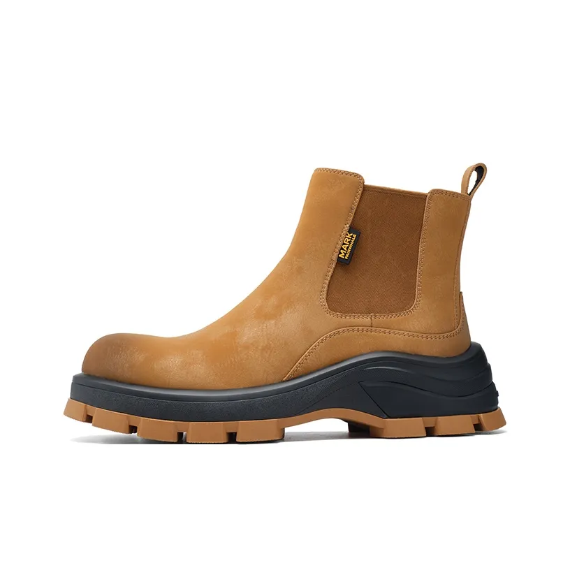 FAIRWHALE Chelsea Boots 6cm Men's Yellow