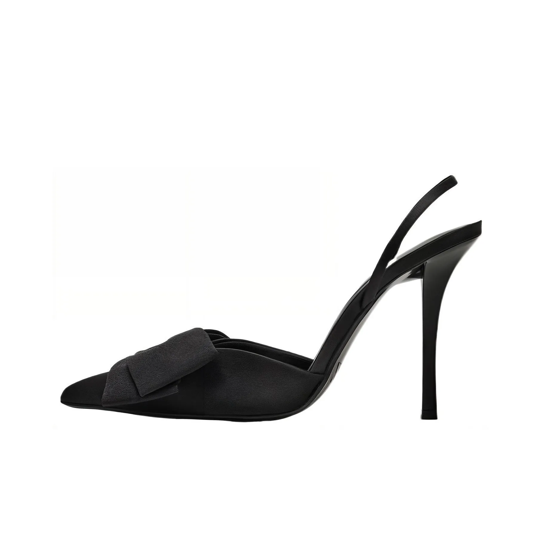 ZARA Slim Heel High Heels 10cm Women's Black