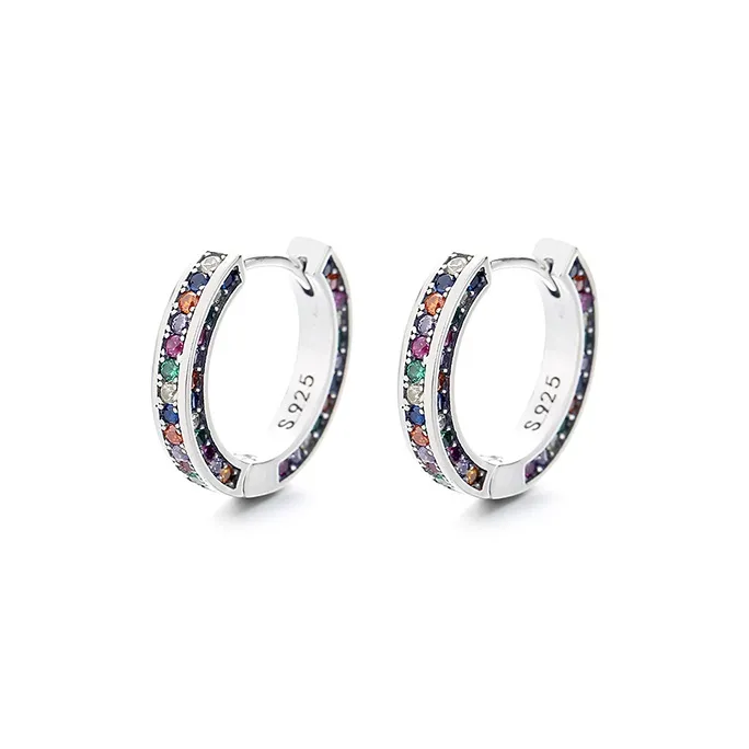 ETAHLOVE S925 Silver Earrings Women's Couple Date Confession Gift For Girlfriend's Birthday Anniversary