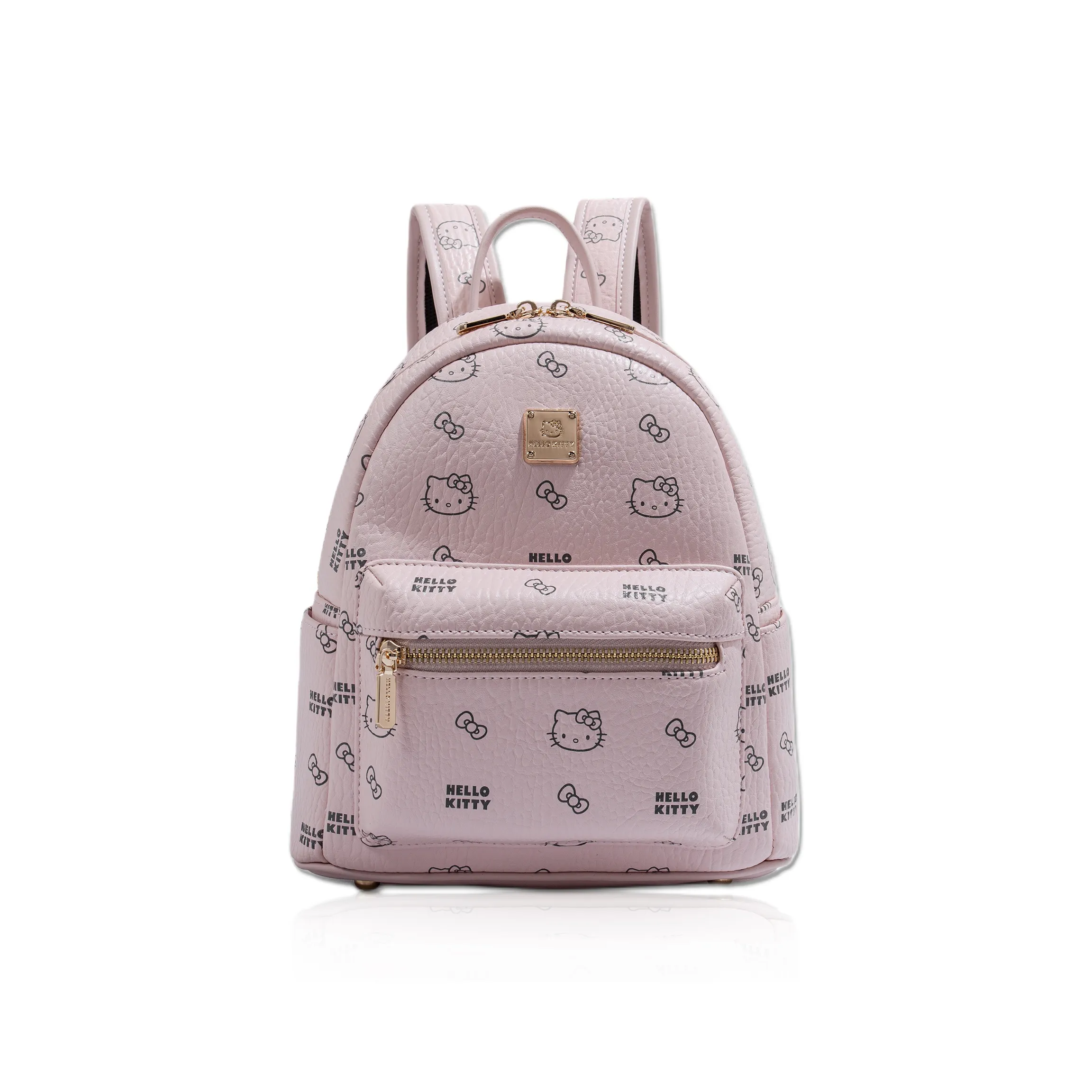 MESUCA Sanrio Hello Kitty Kitty Series PU Backpack Women's Pink/Brown/Milk Tea