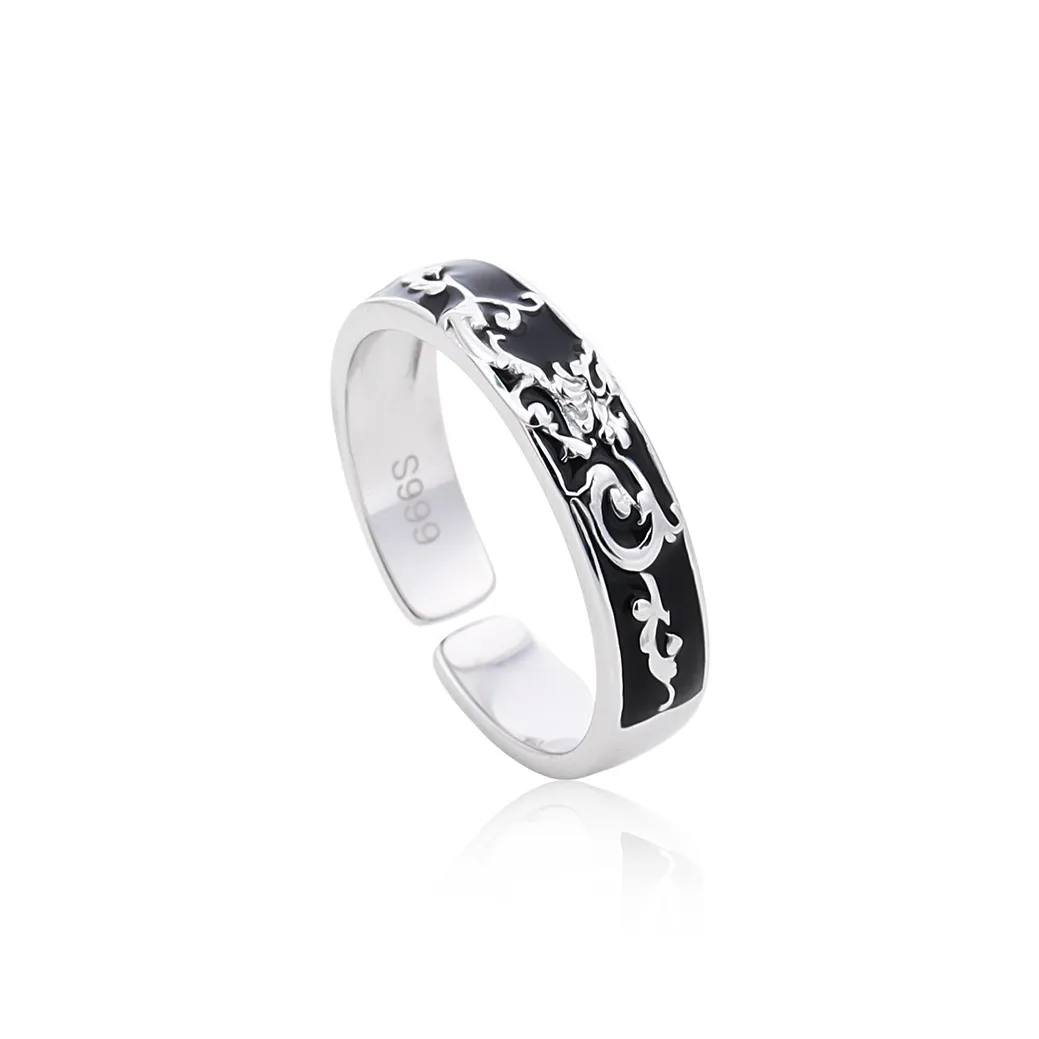 FOREVER MELODY Sterling Silver Rings Men's