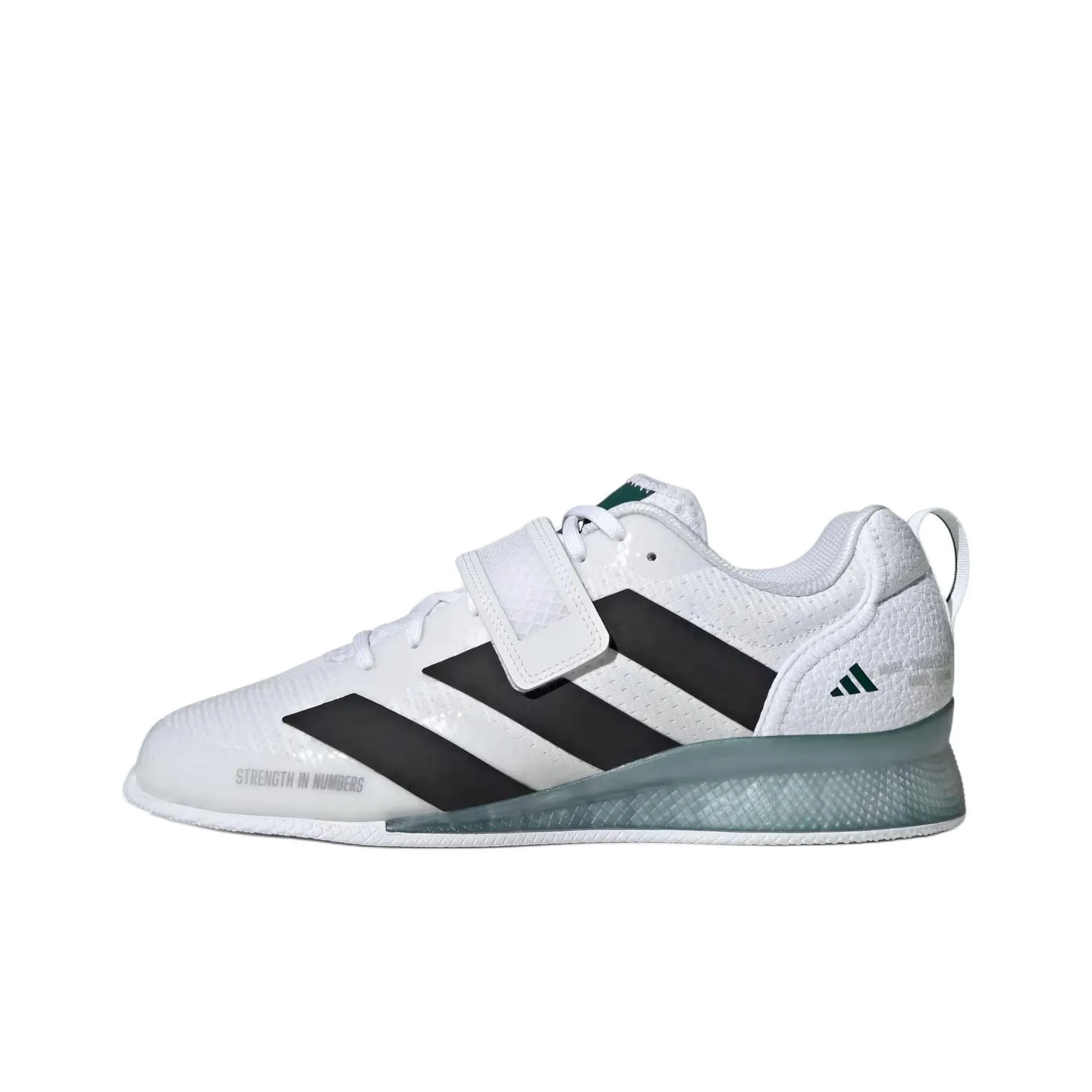 Adipower Weightlifting Adidas 3 'White Black Collegiate Green'
