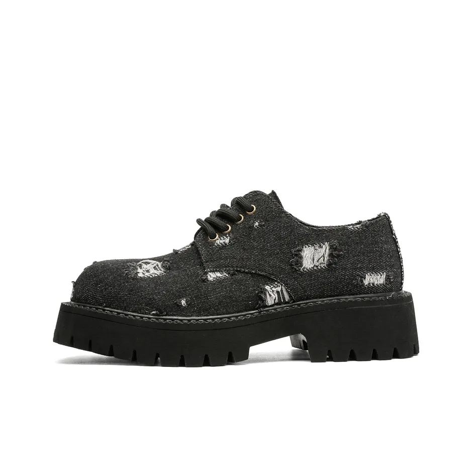 Fire Flying Fish Abrasion Resistant Slip Resistant Low Top Casual Shoes Unisex Black