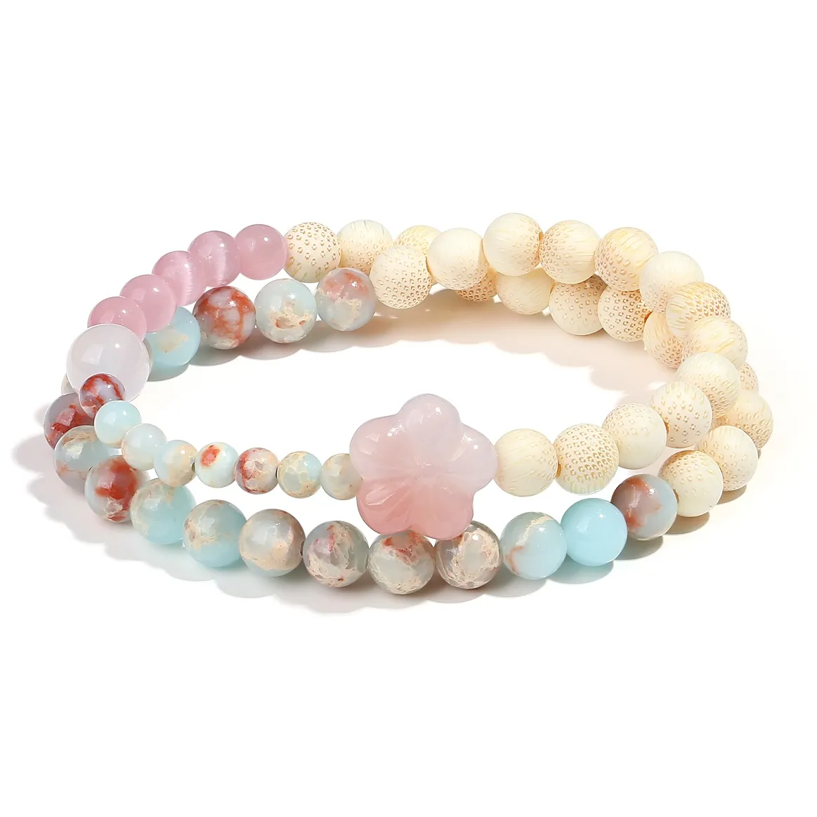 PUTUOSHANWENCHUANG Bamboo Wood Bracelets Women's