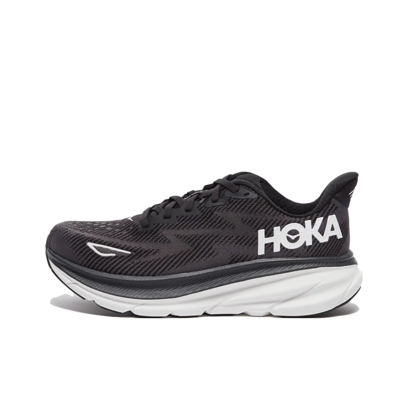 HOKA ONE ONE Clifton 9 Амортизирующие Slip-resistant Низкие Беговые кроссовки Женские Черные