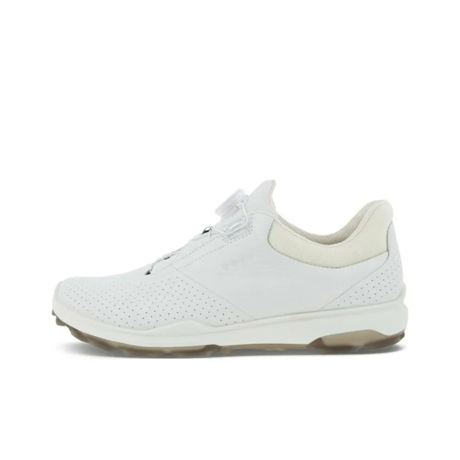 Ecco Biom Hybrid BOA 3 Shock Absorbers Low Top Golf Shoes Men's White