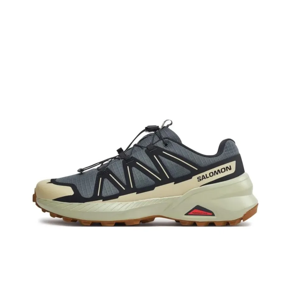 SALOMON Шорты Устойчивые к истиранию Низкий Топ Повседневные Беговые кроссовки Мужские Серые