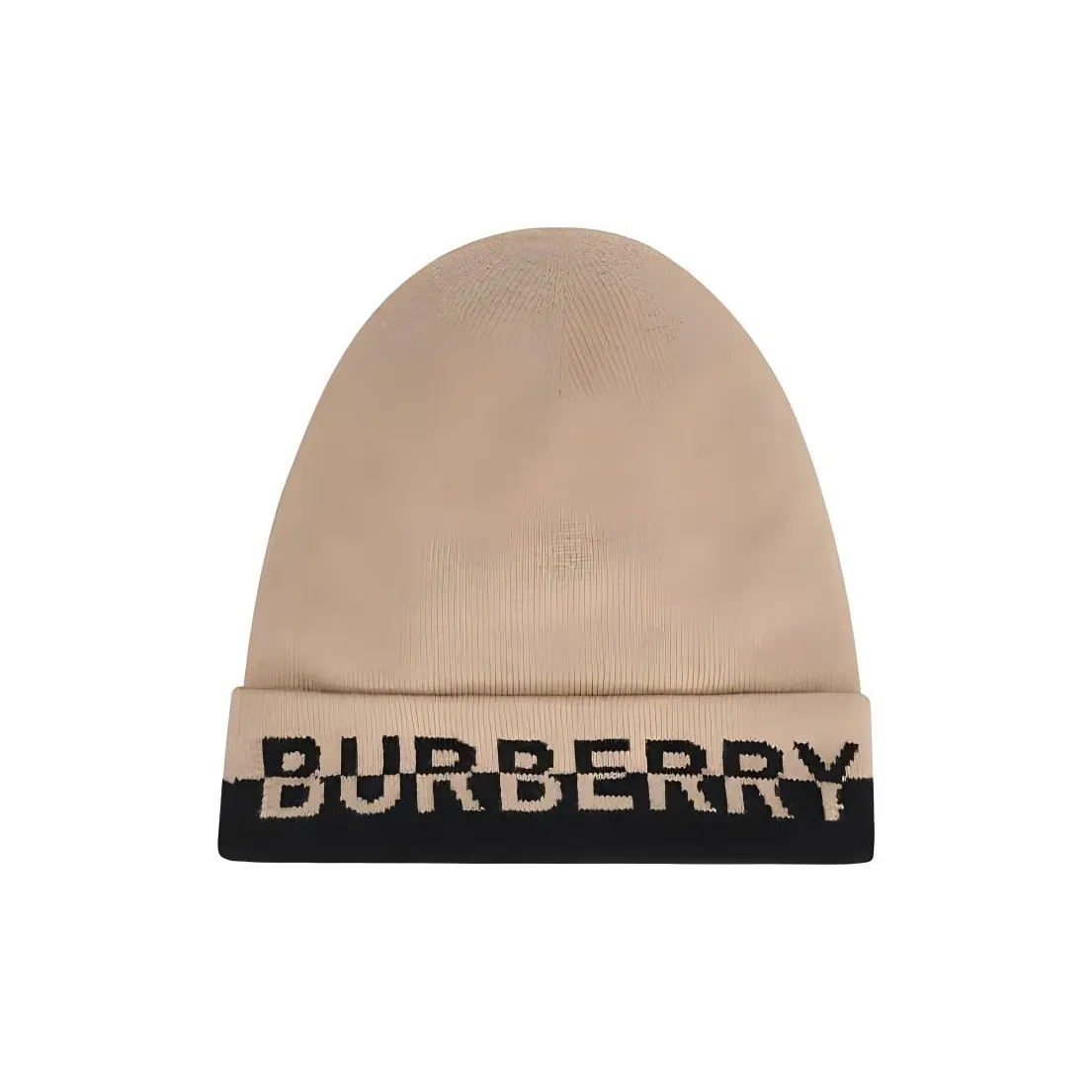 Burberry Embroidered-logo Knitted Beanie