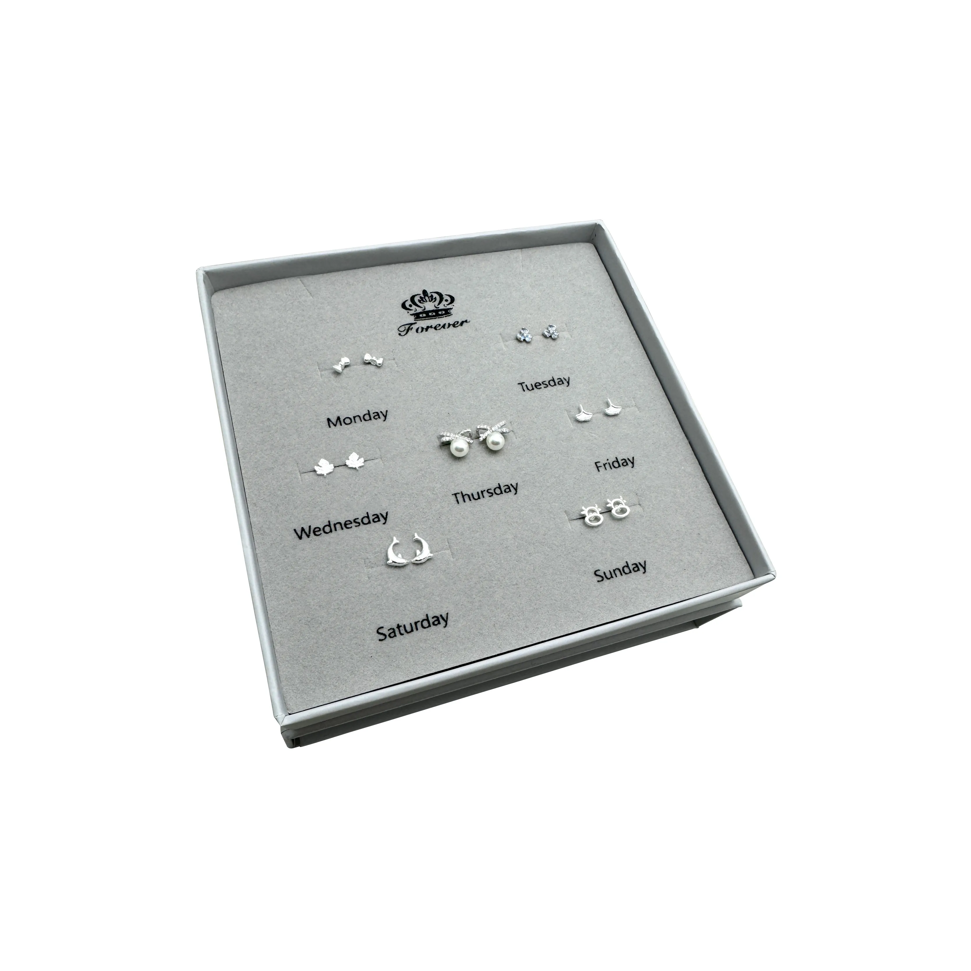 ERXI Сплав 925 пробы стерлинговое серебро серьги-гвоздики женские