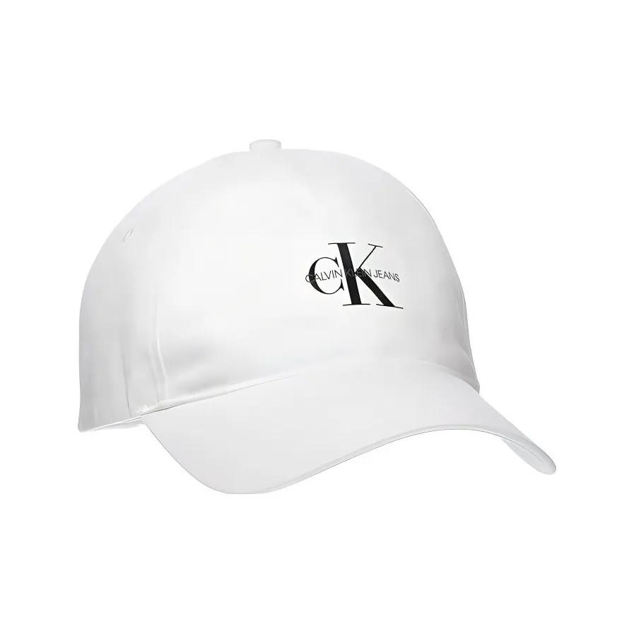 CALVIN KLEIN Cotton Baseball Caps Men's White