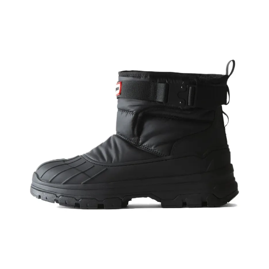 HUNTER Intrepid Короткие Снежные Ботинки Женские Черные