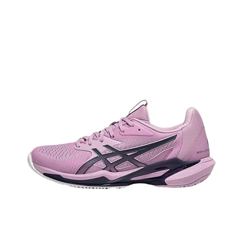 Asics Low Top Tennis Shoes Women's Purple Blue Gray