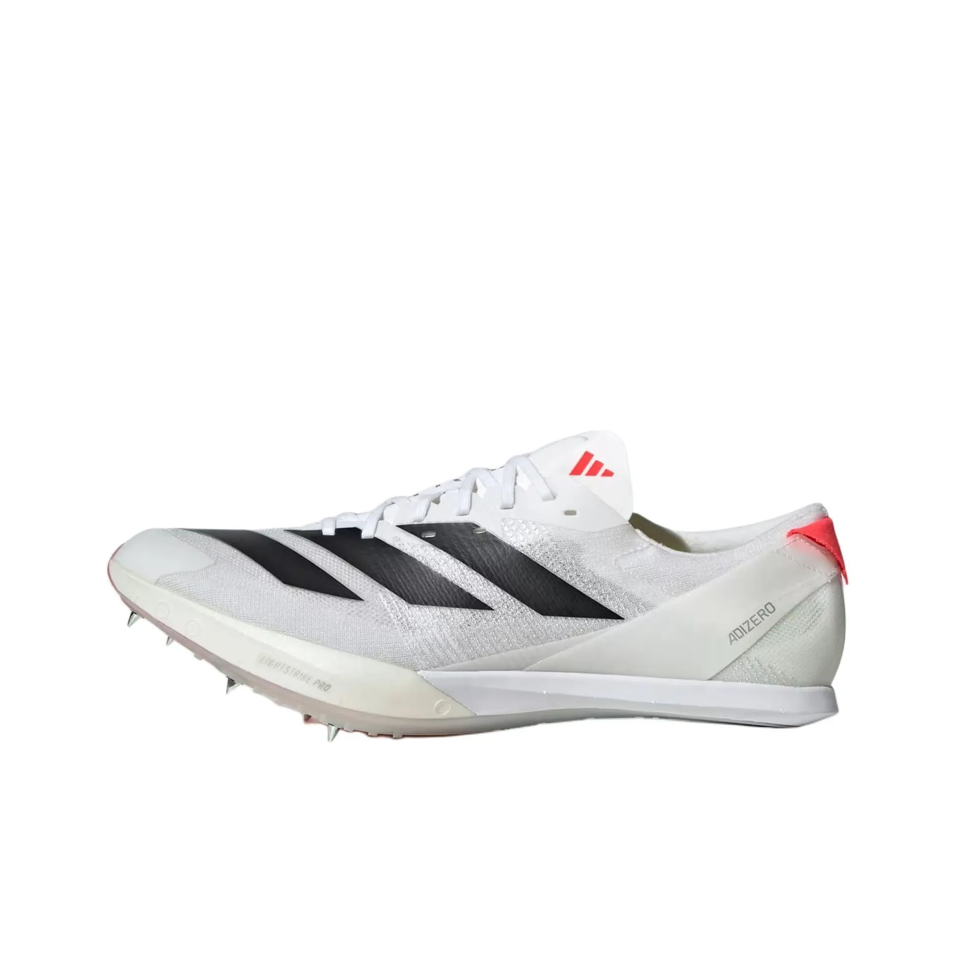 Adizero Finesse Spikes Adidas 'White Black Lucid Red'