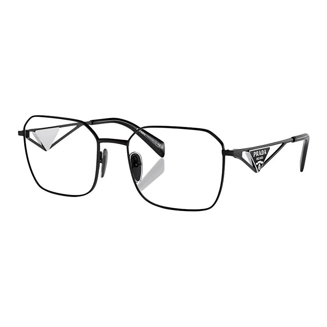 PRADA Нерегулярная форма Оправы для очков Мужской Черный