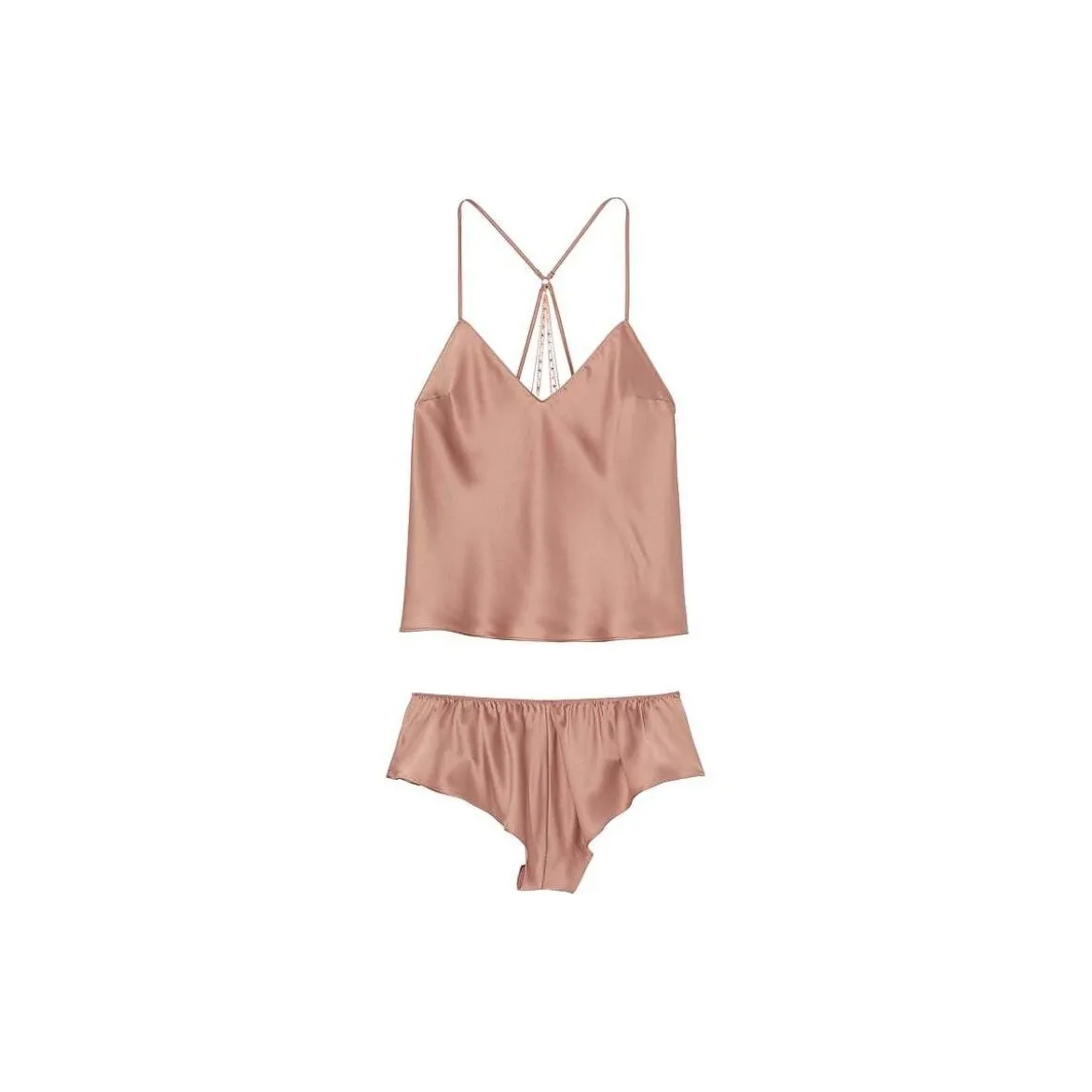 Victoria's Secret 24 Big Show Collection SEXY KI Pajama Set Women's Deep Skin Tone