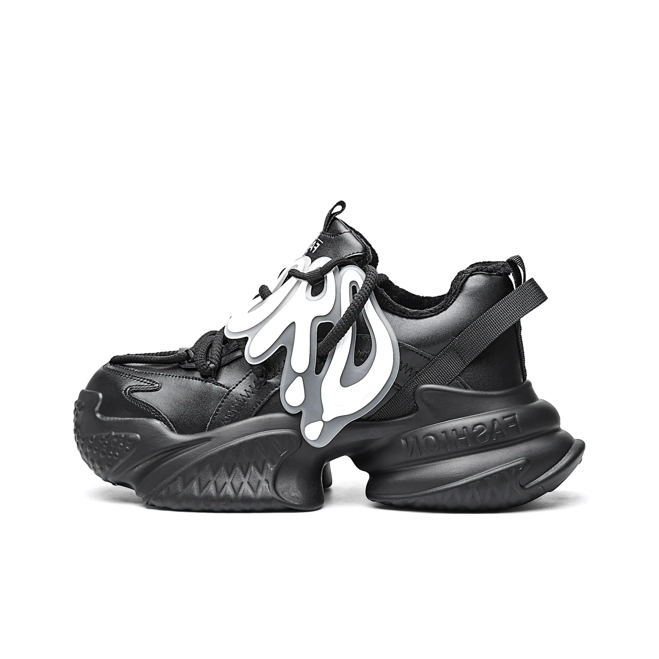 ORD Warm Impact Resistant Wear Resistant Lightweight Slip Resistant Low Top Chunky Sneakers Unisex