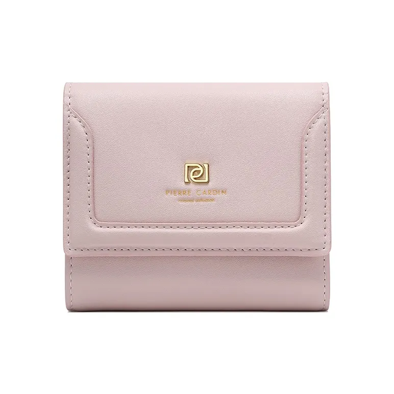 PIERRE CARDIN Кошелек из коровьей кожи стандартный женский розовый