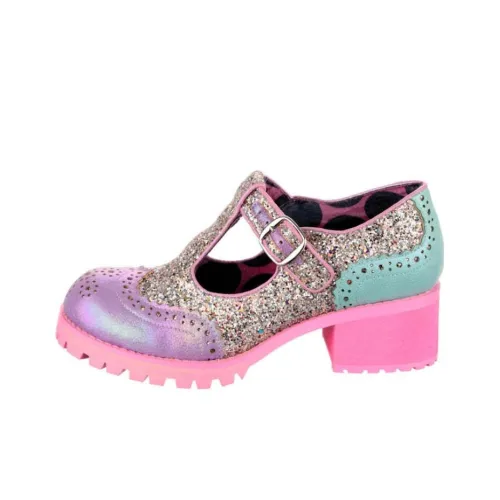 IRREGULAR CHOICE Туфли Мэри Джейн Розово-фиолетовые Женские