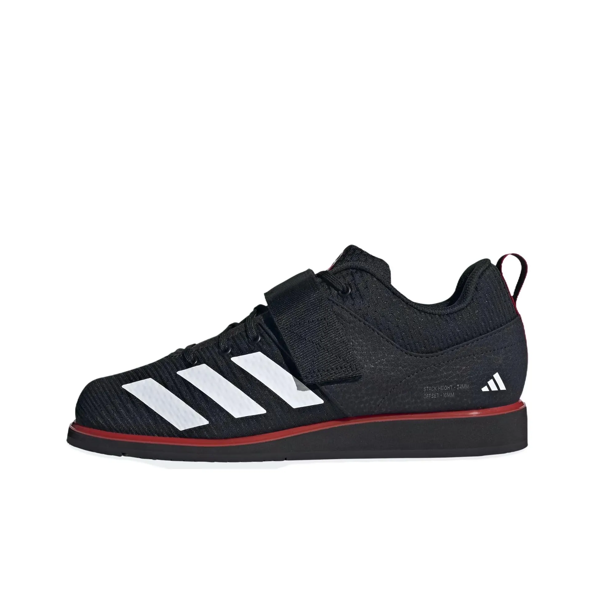 Adidas Powerlift Training Shoes Unisex Low-Top Core Black/Cloud White/Pure Gemstone Red