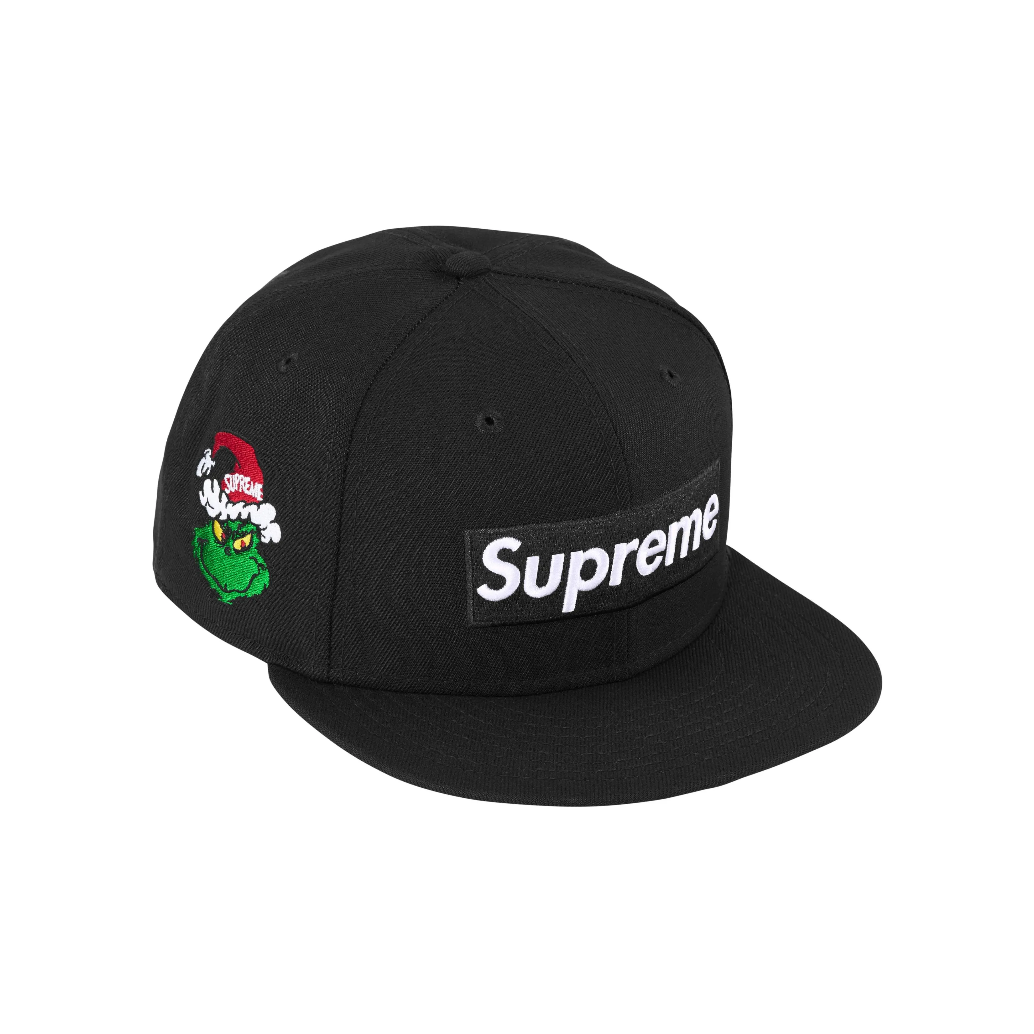 Supreme x New Era Коллаборация Кепки Унисекс Черный Фиолетовый Хаки Зеленый Синий Красный