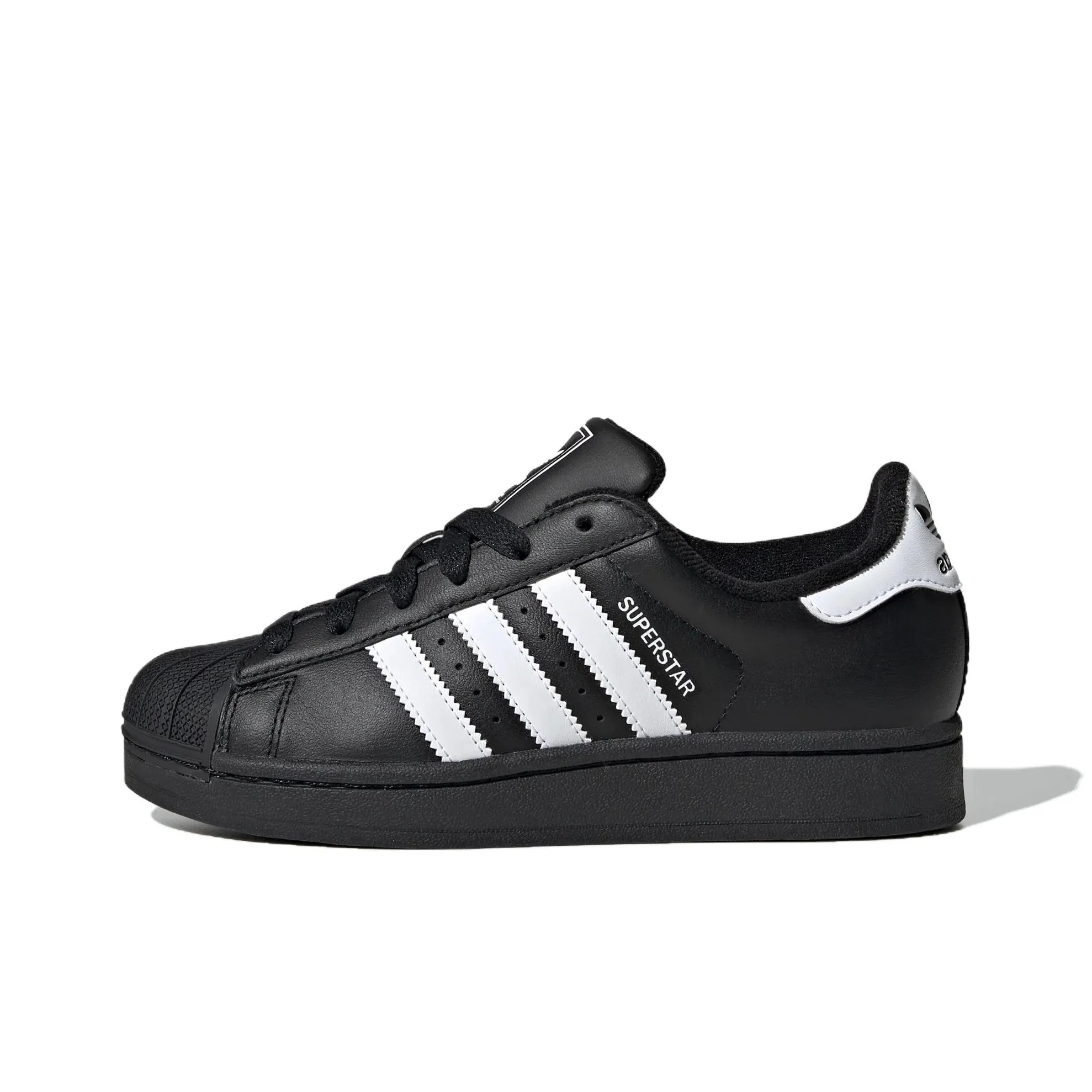 Adidas Originals Superstar 2 Low Top Kids' Skateboarding Shoes Black