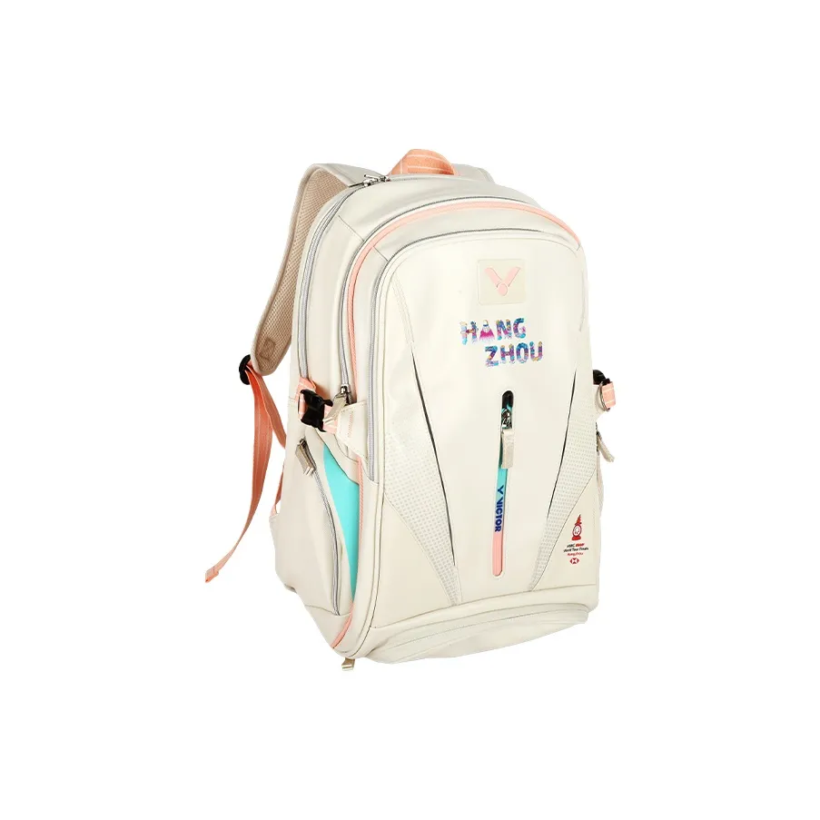 Victor ПУ (полиуретан) + Полиэстер Рюкзак Стандартный Унисекс Whisper Белый Розовый Оранжевый