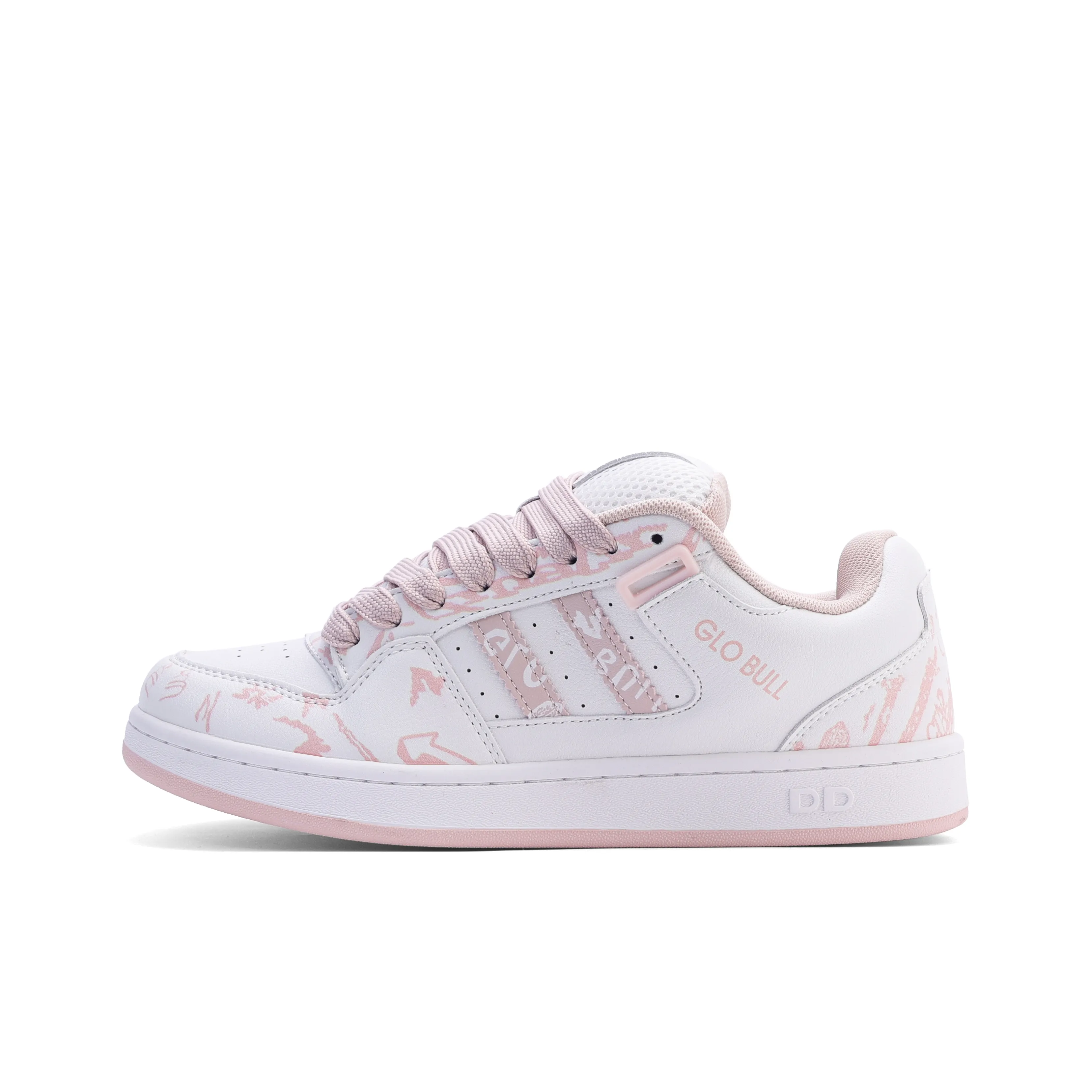 GLO BULL Skateboard Shoes Unisex Low top Pink