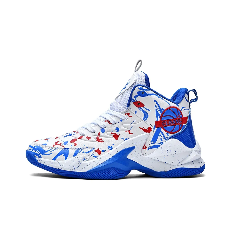 BIANSULONG Устойчивость к истиранию Покрытие Anti Twist Высокий Топ Баскетбольные кроссовки Унисекс