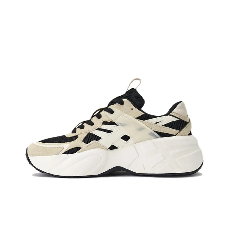 Onitsuka Tiger SP I Slip Resistant Abrasion Resistant Low Top Slip-On Кроссовки Унисекс Черный Белый