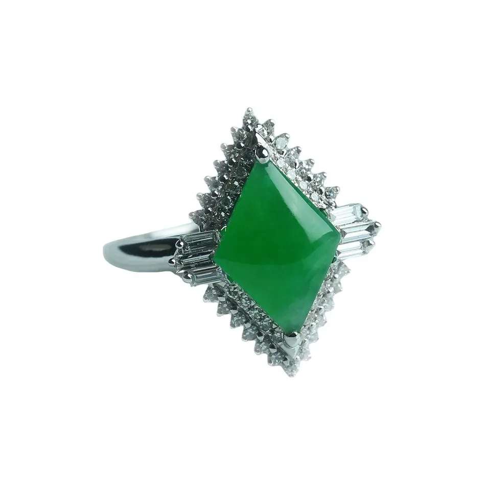Fei Yan Glutinous Jade Jadeite Rings Women's