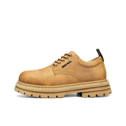 XIMO BULL Мужские повседневные туфли Low Top Коричневый Мужские