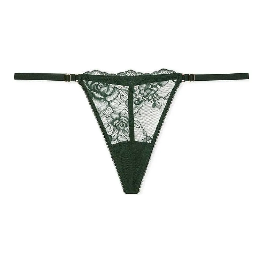 Victoria'S SecretVICTORIA'S Secret 24 Big Show Коллекция VERY Сексуальный Стринг Женские 1 шт Велюр Зеленый