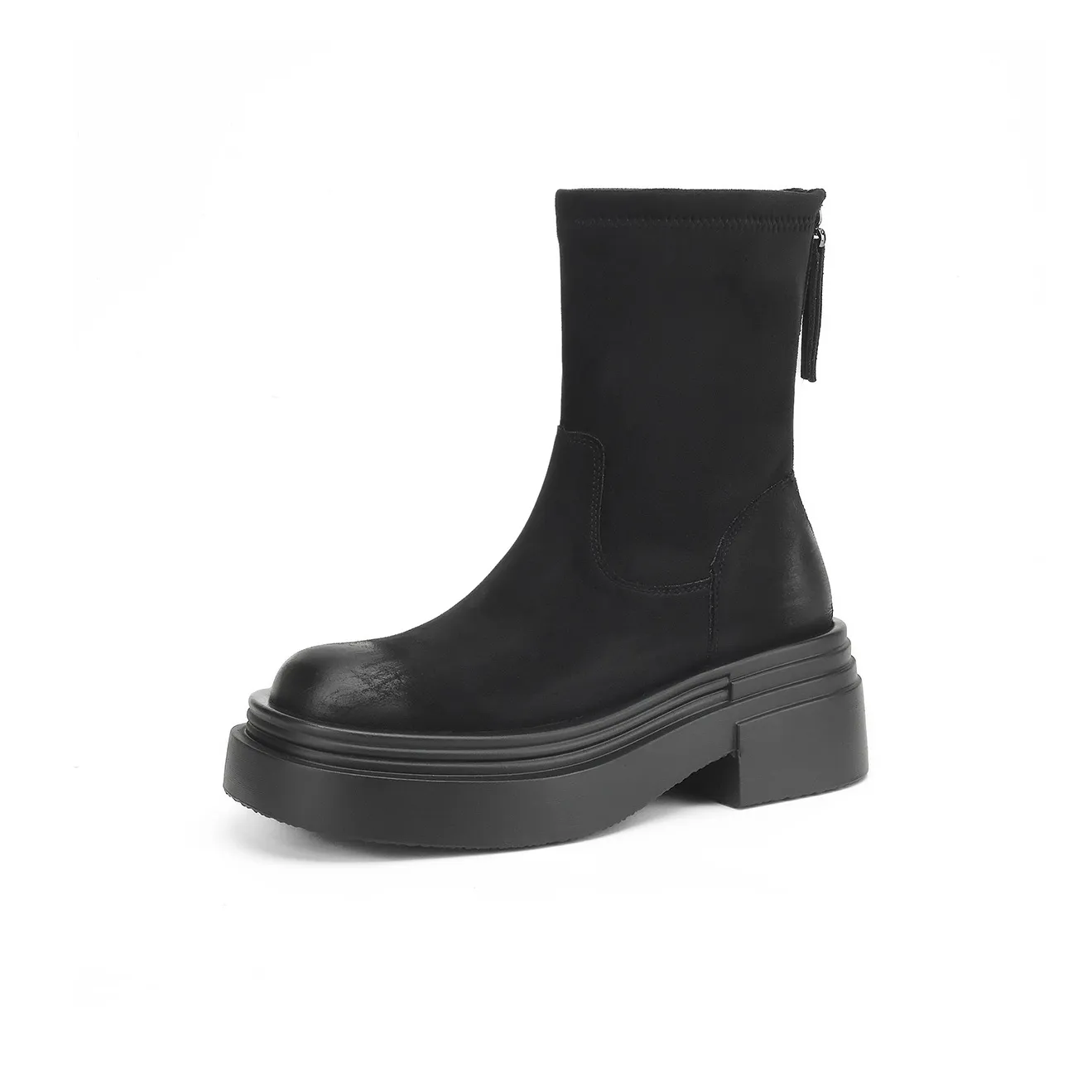 FOXER Ботильоны Низкий каблук Женские Черные