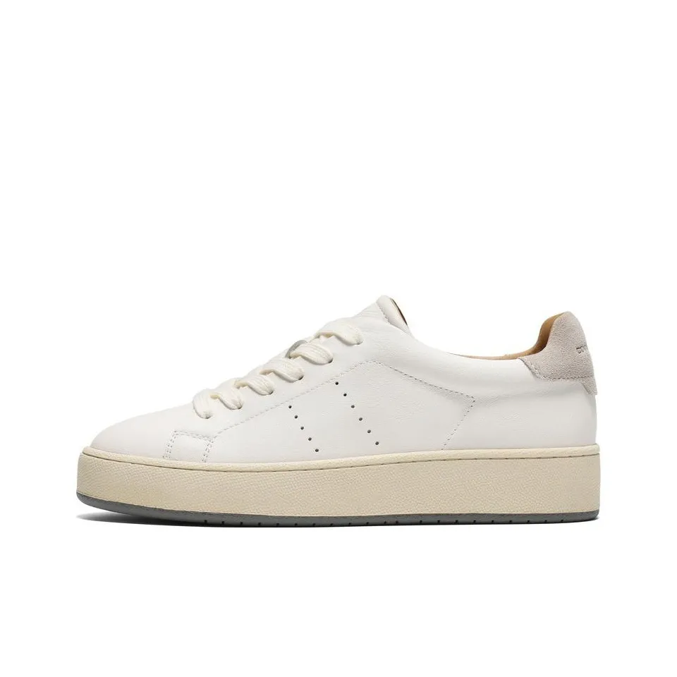 BELLE Slip-resistant Abrasion-resistant Lightweight Low-Top Skateboarding Shoes Women's Ecru Белль Slip-resistant Abrasion-resistant Lightweight Low-Top Скейтбординг Кроссовки Женские Экрю