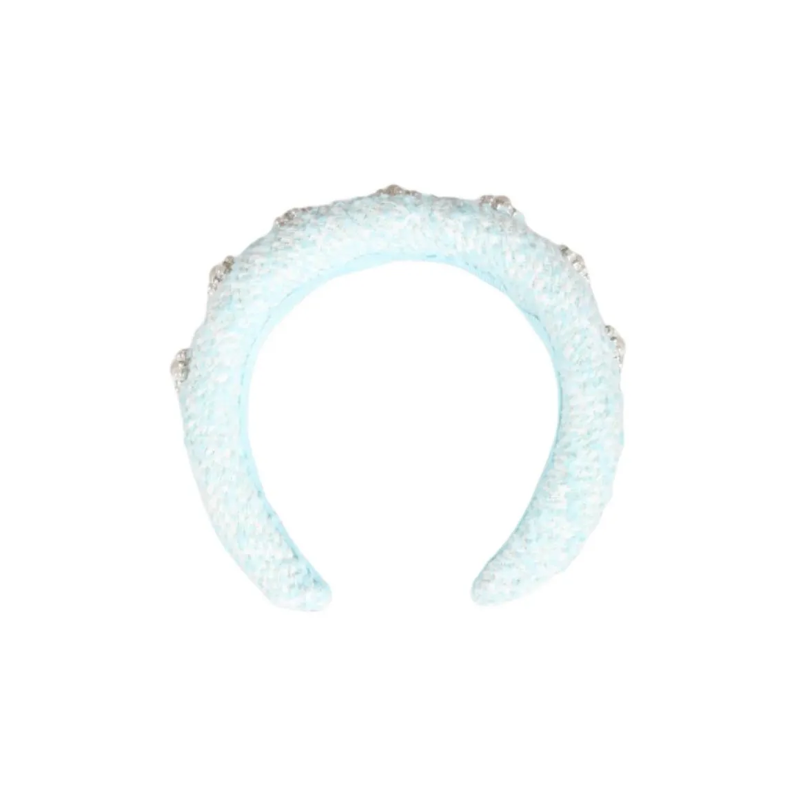 Self portrait Polyester, Metal Fiber Headbands Women's Blue