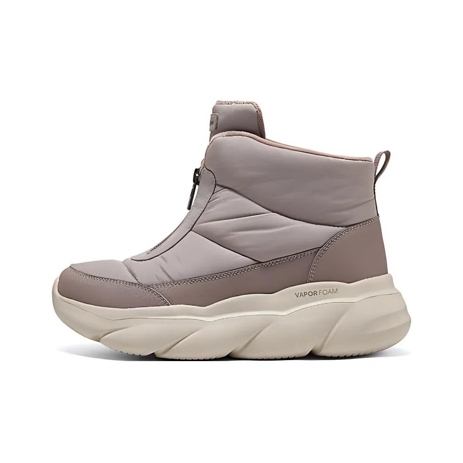 Skechers Vapor Foam Термический Амортизирующий Короткий Снегобут Женские Светло-фиолетовые