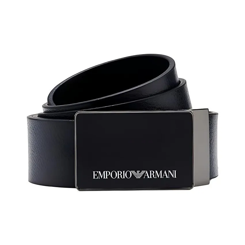 EMPORIO ARMANI Logo Engraved Buckled Belt