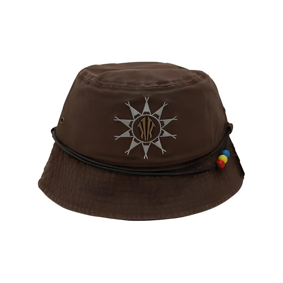 Anta Irving Series Enzyme Wash Bucket Hats Unisex Chestnut Brown