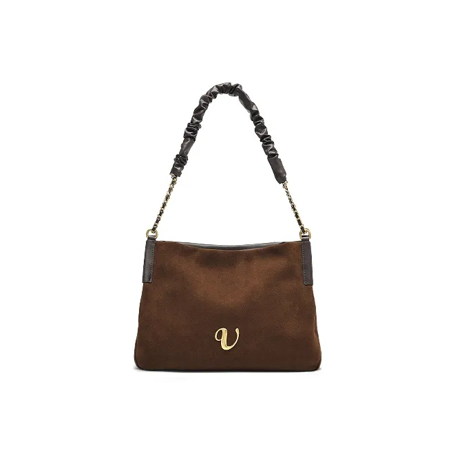 VALUNCICA EUROPHAM Коровья кожа Тоут Сумка Сумка для покупок Сумка для поездок Подмышечная сумка Сумка через плечо Стандартная Женская Карамель