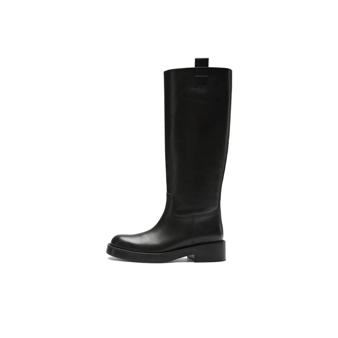 LE SAUNDA Женские высокие сапоги на колено черные