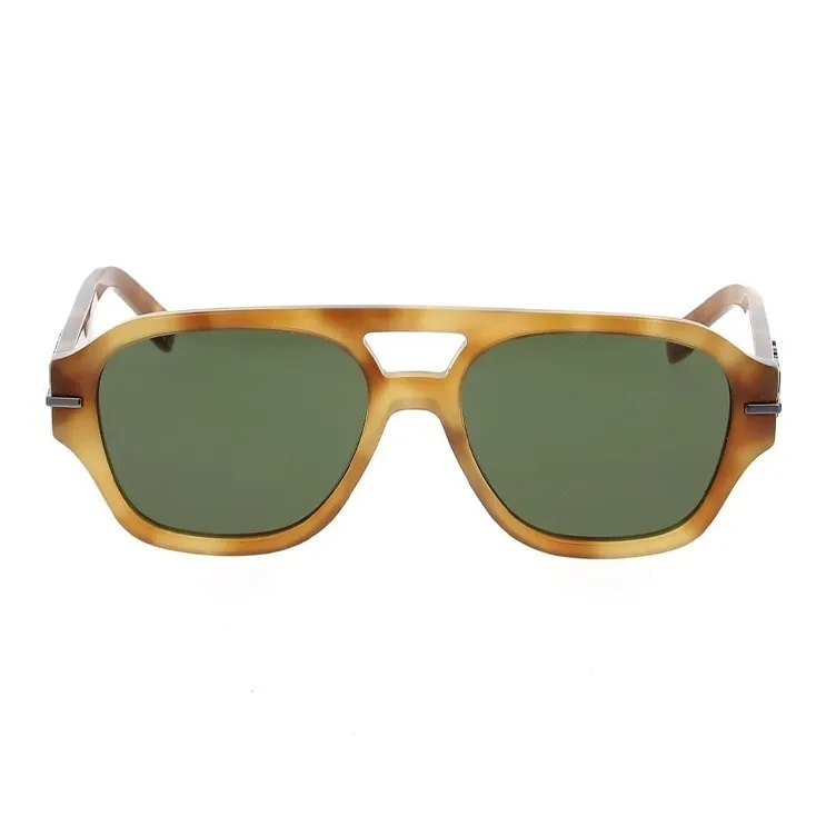 FENDI Ацетат Aviator Солнцезащитные очки Унисекс Черепаховый