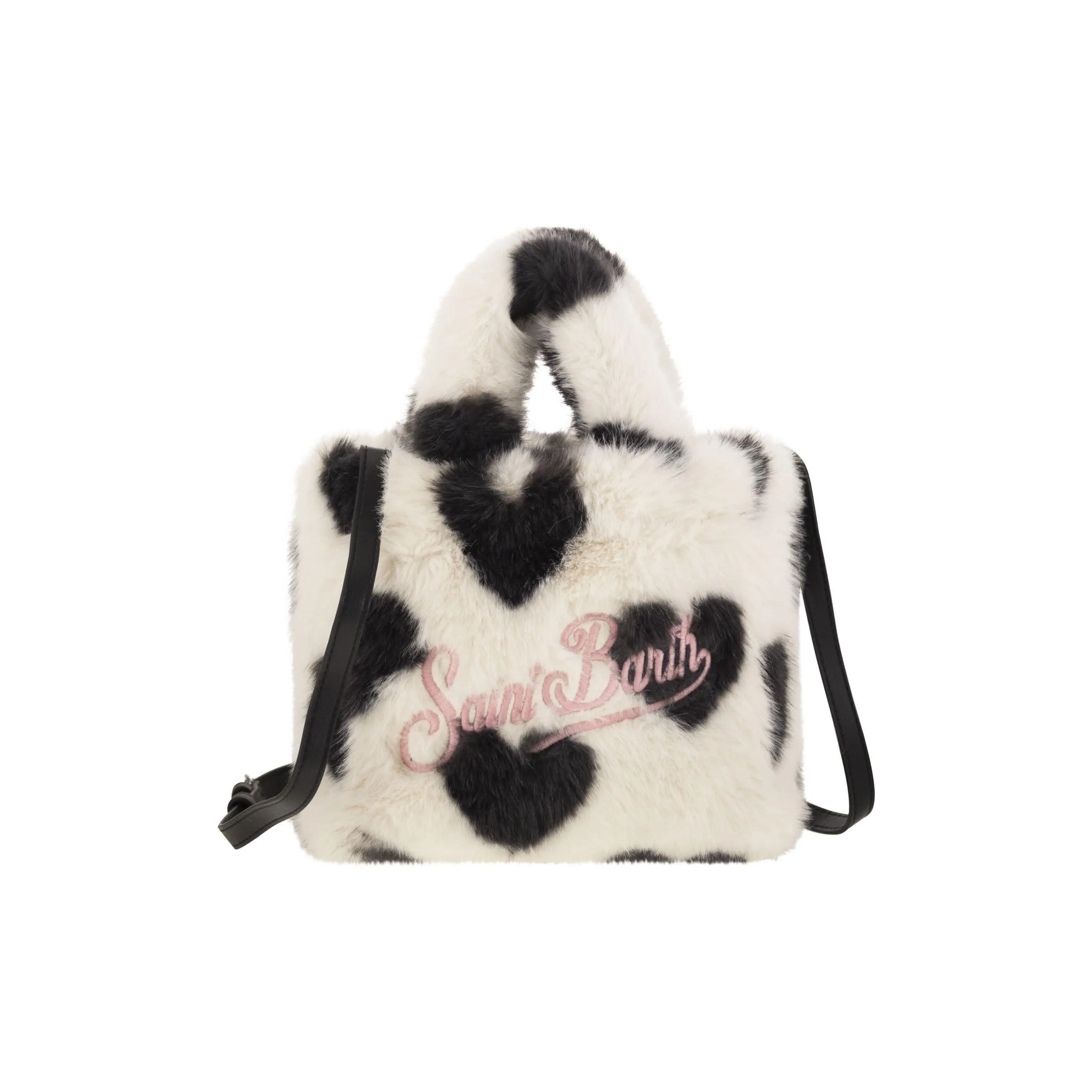 MC2 SAINT BARTHELEMY Polyester Tote Bag, Shopping Bag, Shoulder Bag, Crossbody Bag, Handbag Mini Women's White